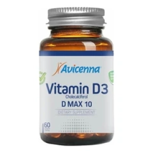 AvicennaБиологическая активная добавка к пище Vitamin D3 D MAX 10 60 капсул (Лучшая цена)