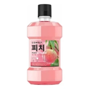 ConslyОполаскиватель для полости рта с ксилитом и вкусом персика Mouthwash With Xylitol And Peach 250мл (Лучшая цена)