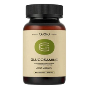WAUБиодобавка к пище Глюкозамин и хондроитин Glucosamine 60 капсул (Лучшая цена)