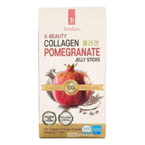 JinskinКоллагеновое желе с соком граната в стиках Collagen Pomegranate Jelly Sticks 20г (Лучшая цена)