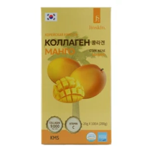 JinskinКоллагеновое желе с концентратом манго Collagen Mango Jelly Sticks 20г (Лучшая цена)