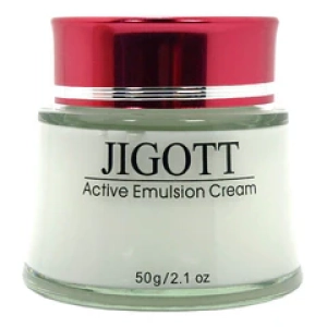 JigottИнтенсивно увлажняющий крем-эмульсия для сухой кожи лица Active Emulsion Cream 50г (Лучшая цена)