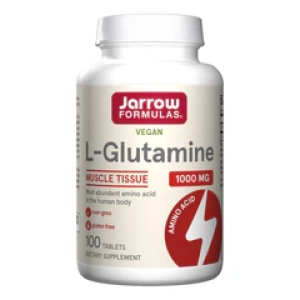Jarrow FormulasБиодобавка L-глютамин L-Glutamine 1000mg 100 таблеток (Лучшая цена)