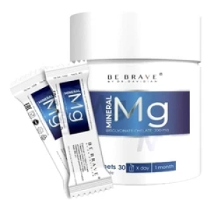 BE BRAVE by DR. DAVIDIANБиологическая активная добавка к пище Mineral Mg Magnesium 200мг 30 саше (Лучшая цена)