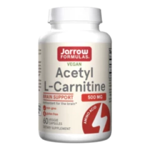 Jarrow FormulasБиодобавка Ацетил L-карнитин Acetyl L-Carnitine 500mg 60 капсул (Лучшая цена)