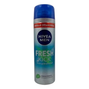 NIVEAПена для бритья Men Fresh Kick 200мл (Лучшая цена)