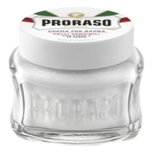 ProrasoКрем до бритья Зеленый чай и овес Crema Pre Barba Anti-Irritazione 100мл (Лучшая цена)