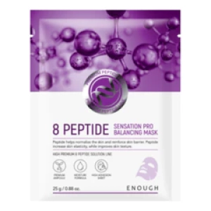 EnoughТканевая маска для лица с пептидами 8 Peptide Sensation Pro Balancing Mask 25г (Лучшая цена)