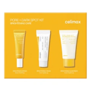 CelimaxНабор для лица Pore+Dark Spot Brightening (сыворотка 10мл + крем 7мл + солнцезащитный крем 10мл) (Лучшая цена)