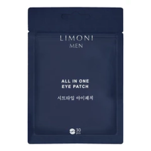 LimoniАнтивозрастные тканевые патчи для кожи вокруг глаз Men All In One Eye Patch 30шт (Лучшая цена)