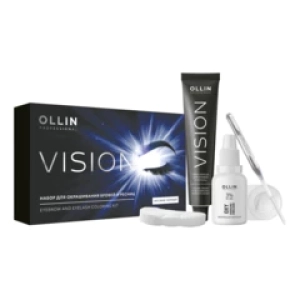 OLLIN ProfessionalНабор для бровей и ресниц Vision Color Cream For Eyebrows And Eyelashes (крем-краска 20мл + окислитель 20мл) (Лучшая цена)