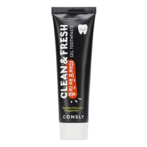 ConslyГелевая зубная паста с бамбуковым углем и перечной мятой Clean & Fresh Gel Toothpaste 105г (Лучшая цена)